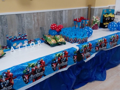 Decoracion Cumpleaños Superheroes Avengers Local Palmas Palmitas Fuenlabrada